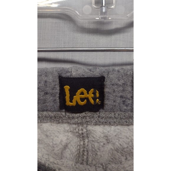 Lee Joggers Boys Large Grey Elastic Waist Drawstring Tie Sweatpants - Picture 6 of 12